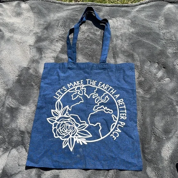 let’s make the world a better place - tote bag - Picture 1 of 1